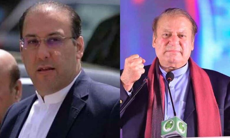 nawaz sharif and hassan nawaz news