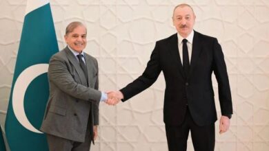 pm shebaz sharief thanks to azarbaijaan