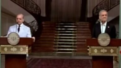 shahbaz sharif and irani president