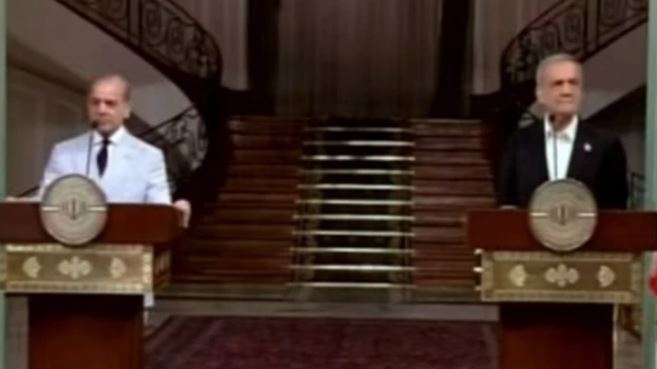 shahbaz sharif and irani president