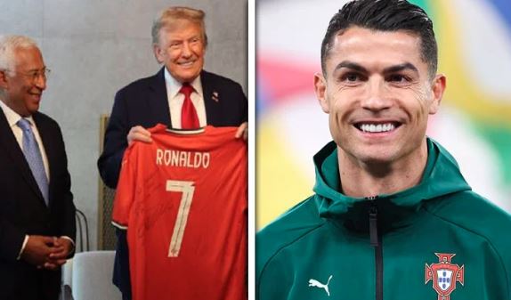 Cristiano Ronaldo, donalod trump