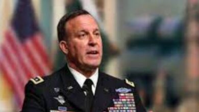 General Michael Eric Corella, head of US CENTCOM, at the Armed Services Committee