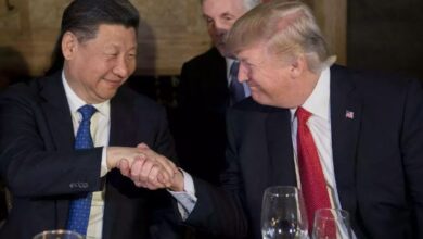 american president trump with china president she