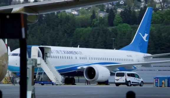 boing air craft arrives in china