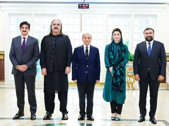 cm,s with pm shebaz sharief