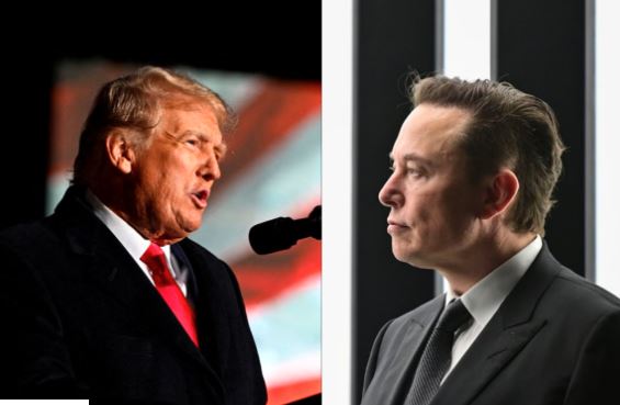 elone musk,donalod trump