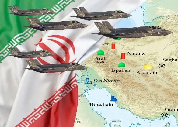 iran under attack of israiel