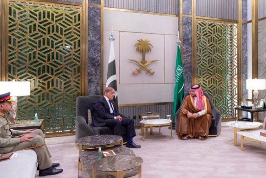 mbs meets pm shebaz sharief and gen asim munir