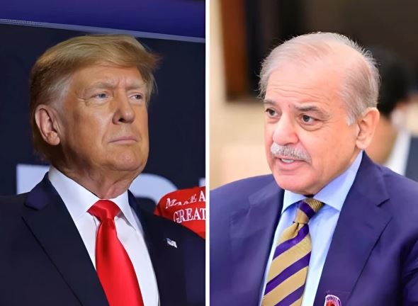 pm shebaz shartief,donalod trump