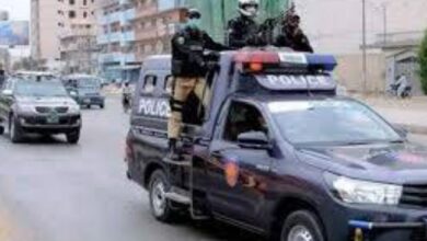 police van in karachi