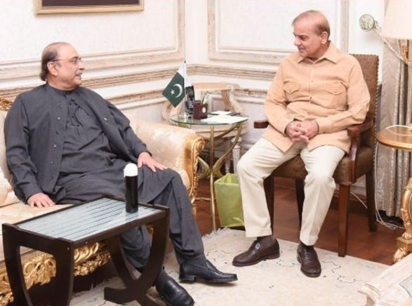 president asif ali zardari,pm shebaz sharief