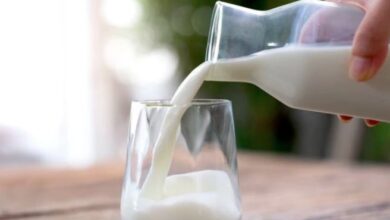 water and milk