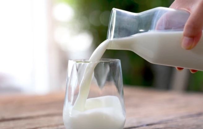 water and milk