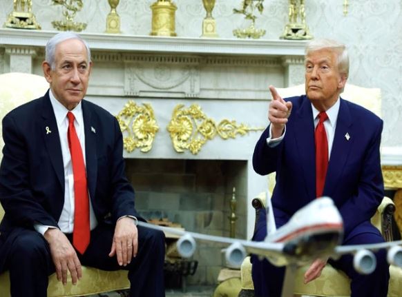 Donald Trump and Israeli Prime Minister Benjamin Netanyahu