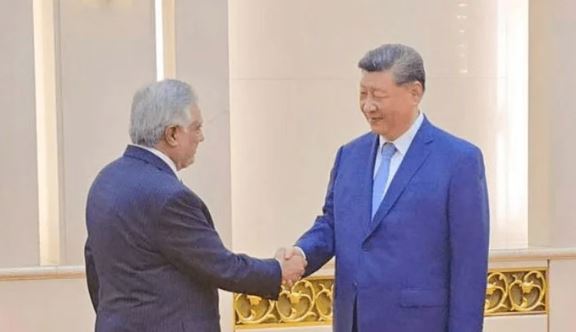 Foreign Minister Ishaq Dar meets Chinese President