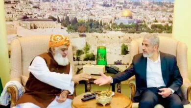 khalid mishal talk with fazal ur rehman
