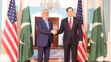 ishaq dar talk with Marcorubio