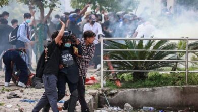 protest in napal