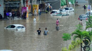 rain in karachi