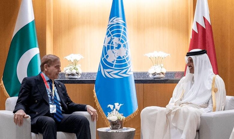 shahbaz sharif meeting with ameer qatar