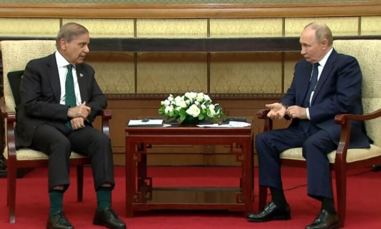 shahbaz sharif meeting with putin