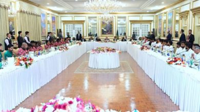 Luncheon in honor of the teams participating in the tri-nation T20 series