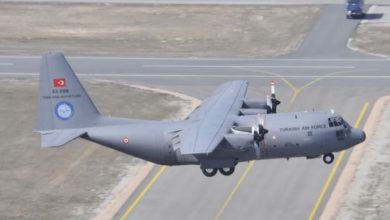 Turkish C-130 military cargo plane crash