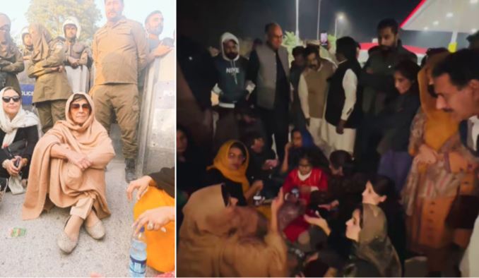 aleema khan protest in adliya road