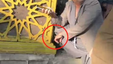 police and people fight