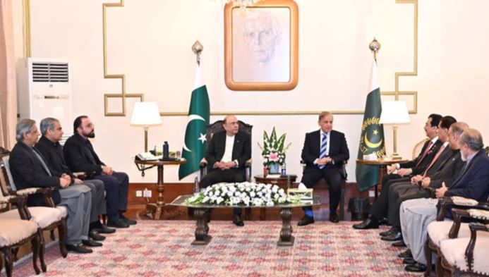 shahbaz sharif meeting with asif ali zardari