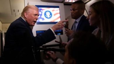 trump and women journalist