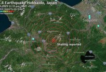 earth quake in japan