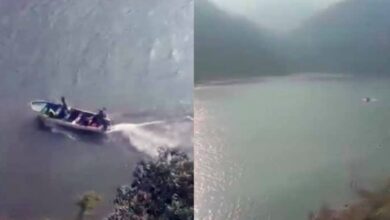 passenger van fall in river