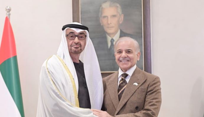 president uae meeting with shahbaz sharif
