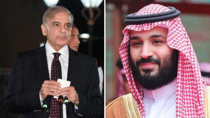 shahbaz sharif talk with saudi wali ahad
