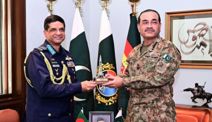 bangladashi air chief meet with asim munir