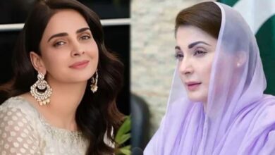 saba qamar react to maryam nawaz