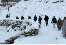 snow and rain in afganistan