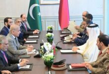 pm shahbaz sharif meeting with qatar pm