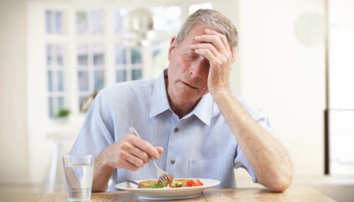 eating stop due to ill