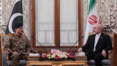 Field Marshal Asim Munir meets with Iranian Parliament Speaker Baqir Qalibaf