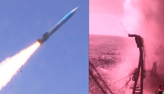 Locally made anti-ship missile