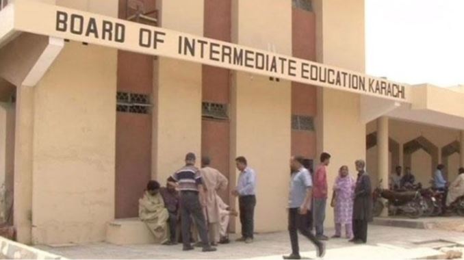 board of intermediate karachi