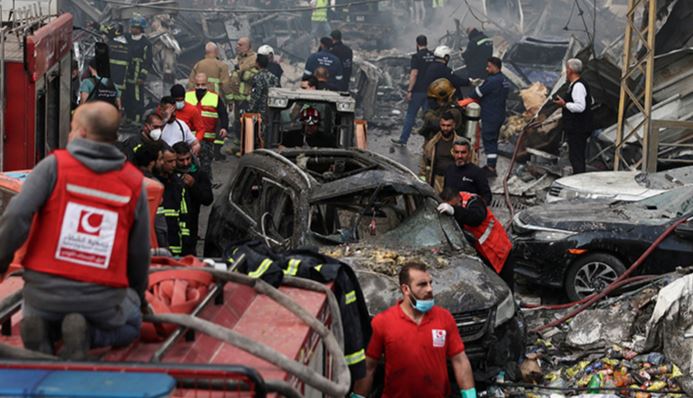 israeel attack on lubnan