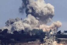 israeel fire in lubnan