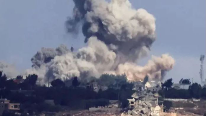 israeel fire in lubnan