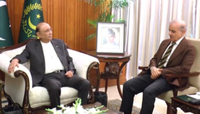 shahbaz sharif meeting with asif ali zardar