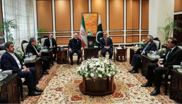 shahbaz sharif meeting with irani deligation