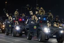 Hajj security forces parade