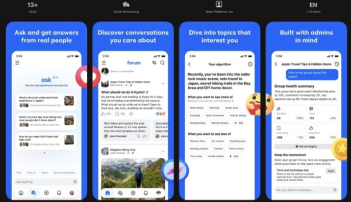 facebook new app